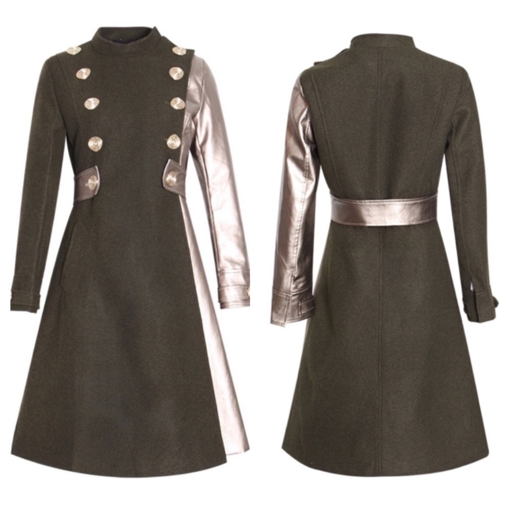 💐 The EMESTA Metallic Military Coat - Picture 4 of 8